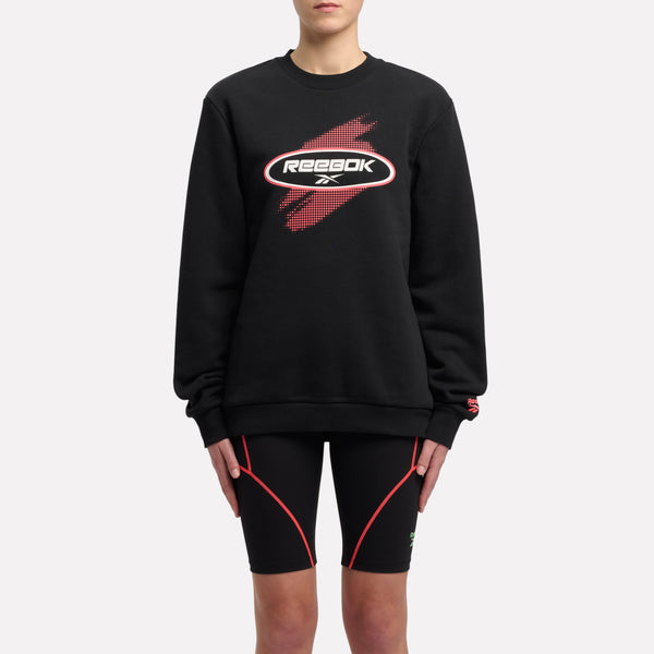 Sport Street Moto Fleece Crewneck Sweatshirt