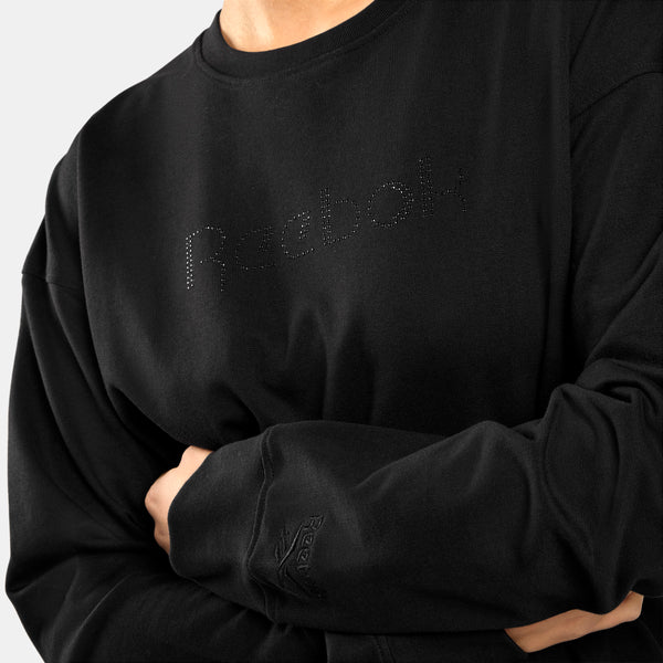 Studded Logo Women's Crew Sweatshirt