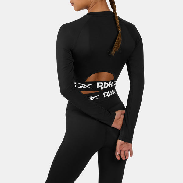 ID Train Cutout Women's Long Sleeve Top