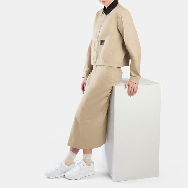 Workwear Cropped Canvas Women's Jacket