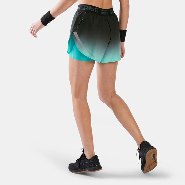 Shorts taille moyenne 2-en-1 Ombre Athlete Speed 3" pour Femme
