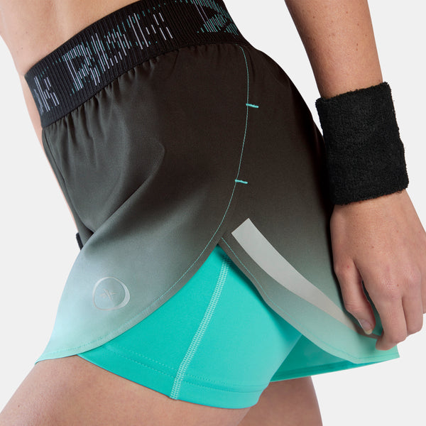 Athlete Speed 2-in-1 Ombre Mid Rise 3" Women's Shorts