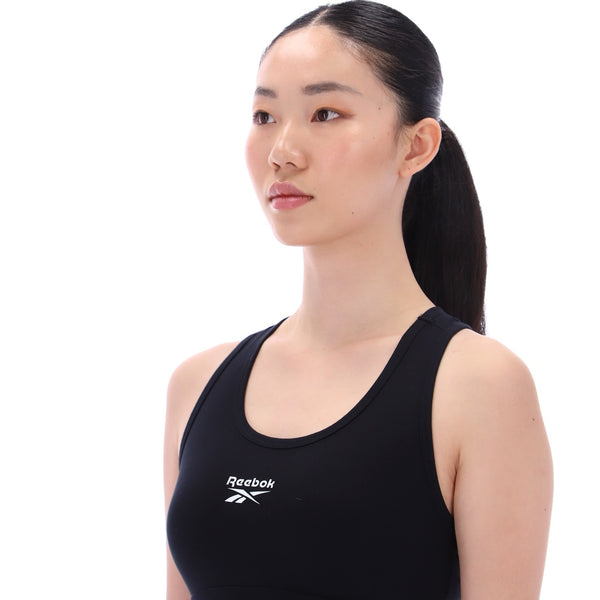 ID Small Logo Cotton Sports Bra Top