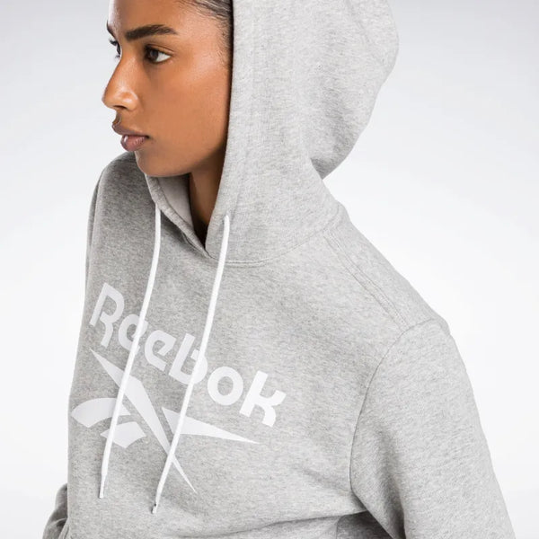 Sweat à capuche en polaire à logo large Reebok Identity