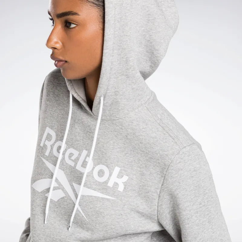 Sweat à capuche en polaire à logo large Reebok Identity