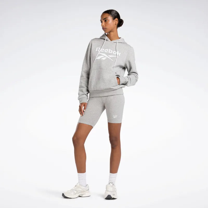 Sweat à capuche en polaire à logo large Reebok Identity