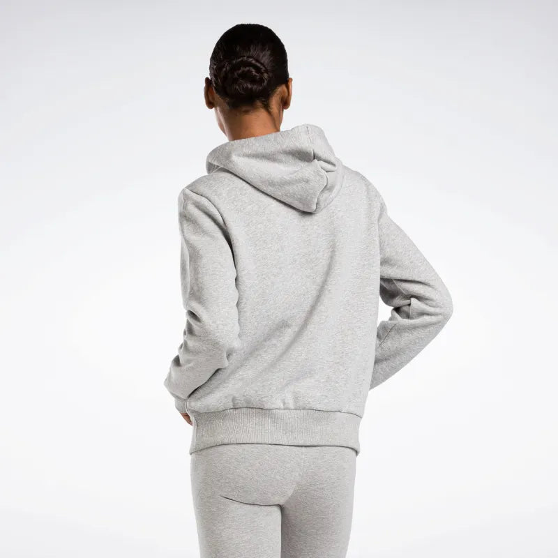 Sweat à capuche en polaire à logo large Reebok Identity