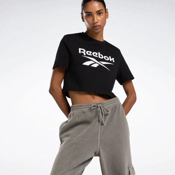 Identity Big Logo Cropped T-Shirt