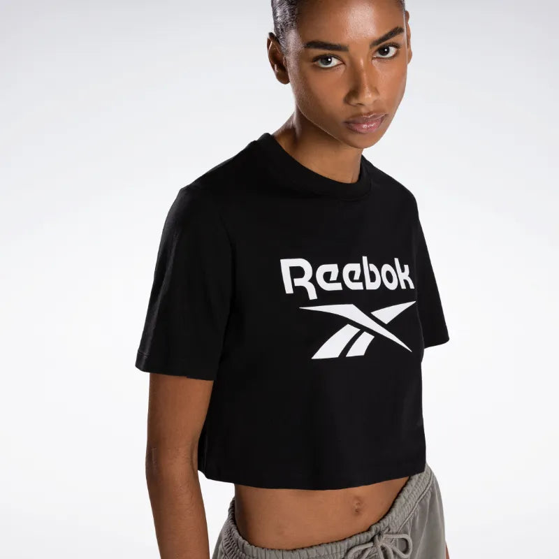 Identity Big Logo Cropped T-Shirt