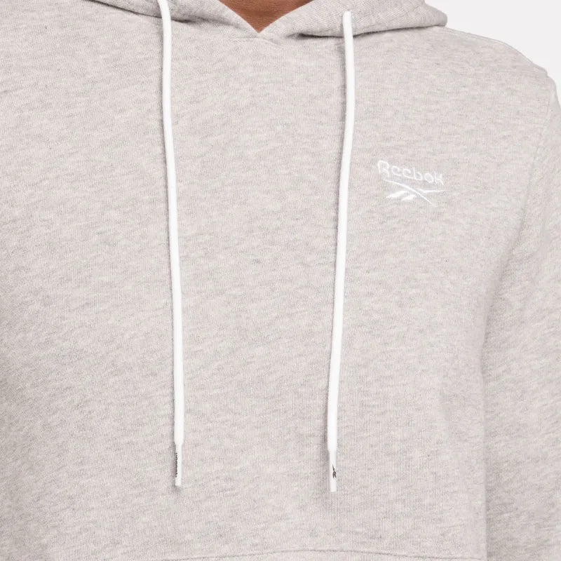 Sweat à capuche en coton éponge français avec petit logo Reebok Identity