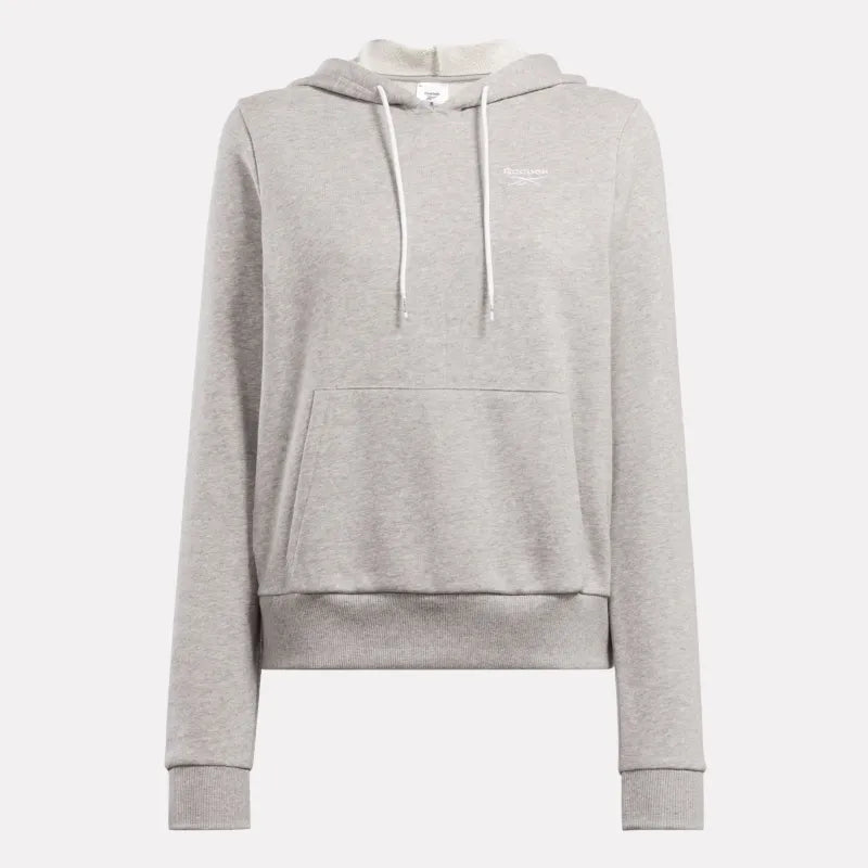Sweat à capuche en coton éponge français avec petit logo Reebok Identity