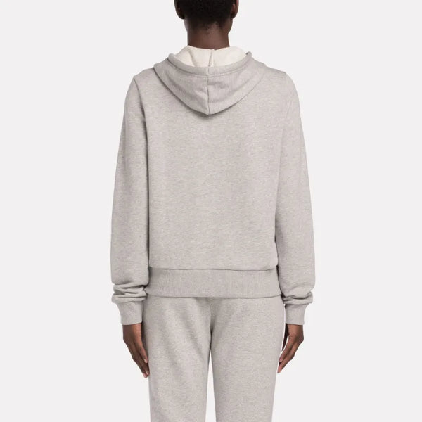 Sweat à capuche en coton éponge français avec petit logo Reebok Identity
