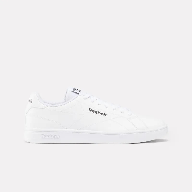 Reebok Court Clean Unisex Universal Sneakers in White/White/Black