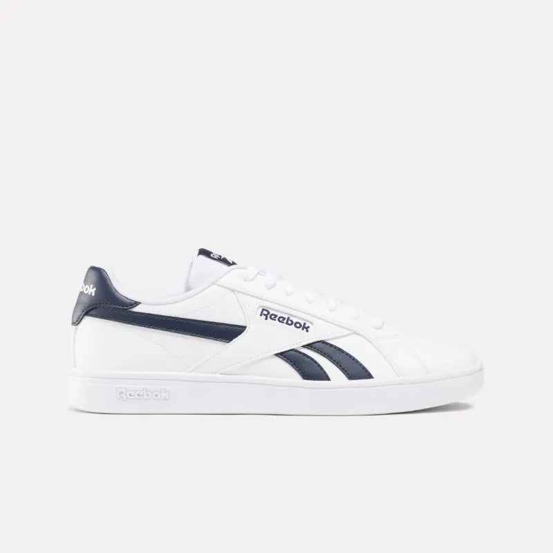 Reebok Court Retro Unisexo Sneakers in White/Vector Navy/Vector Navy