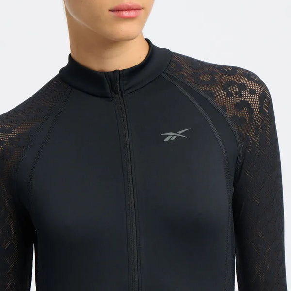 Haut zippé en mesh