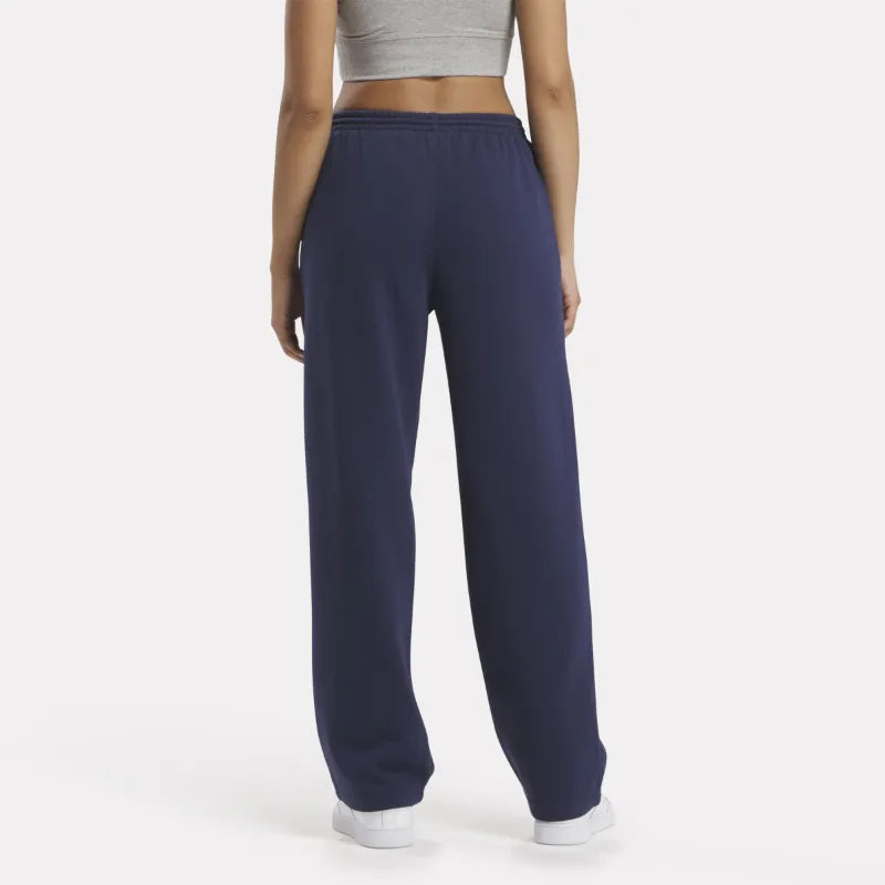 Identity Straight Leg Fleece Open Hem Pants