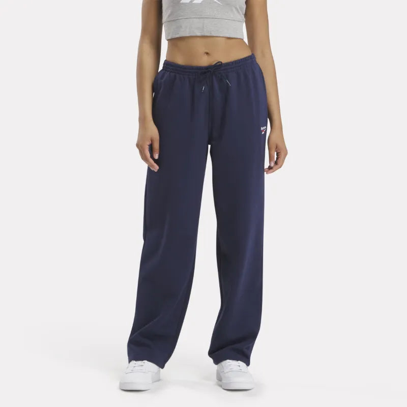 Identity Straight Leg Fleece Open Hem Pants