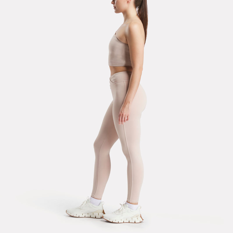 Lux One Shoulder Fitted Cropped Tank