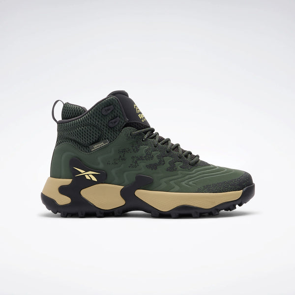 Reebok Kitari DMX Mens Hiking Universal Shoes in Grit Green/Washed