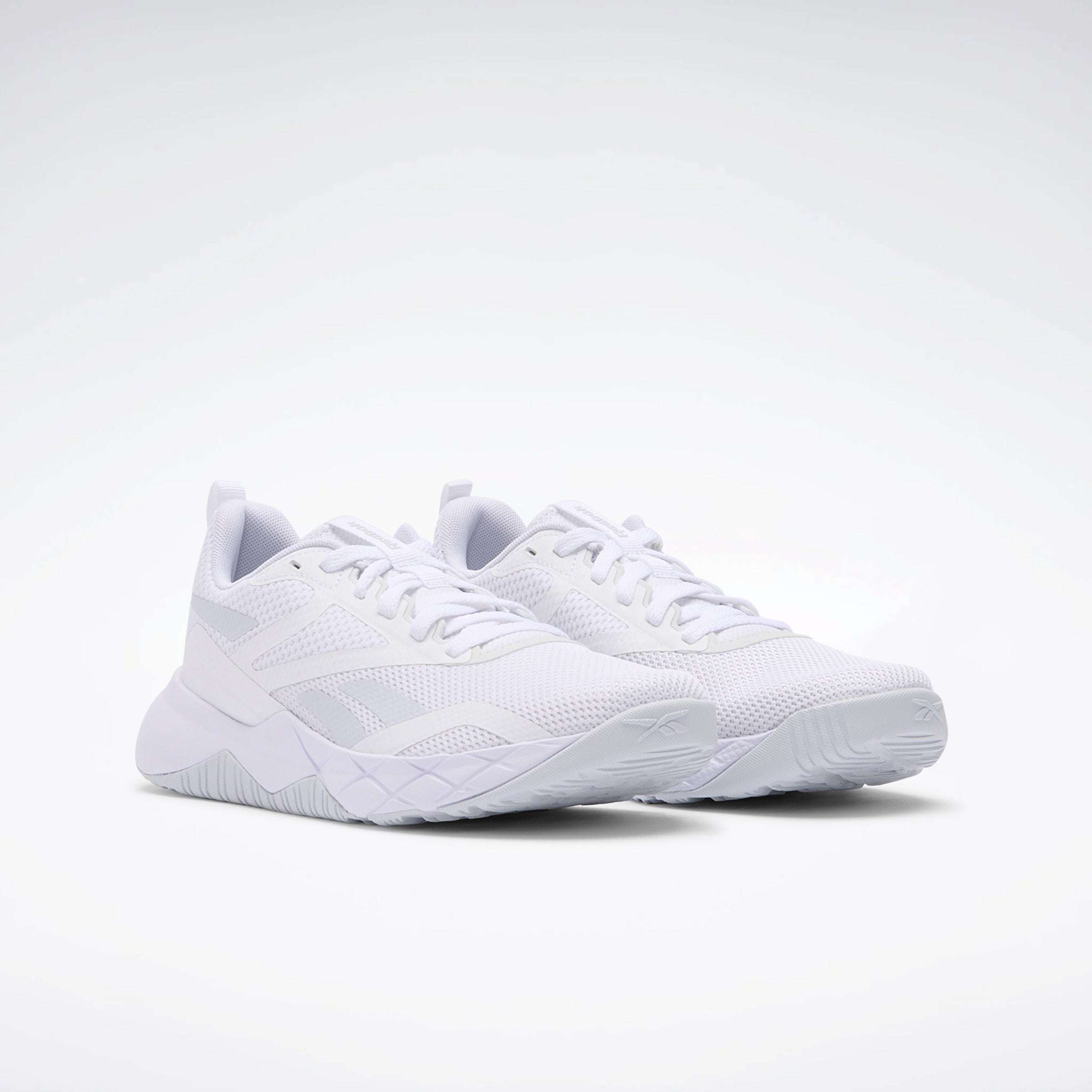 Reebok NFX Female Running Universal Sneakers in White/Moon