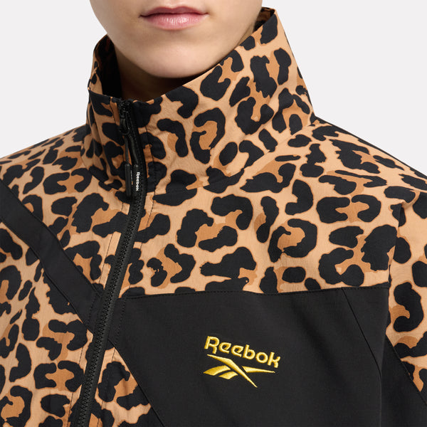 Animal Print Vector Track Jacket