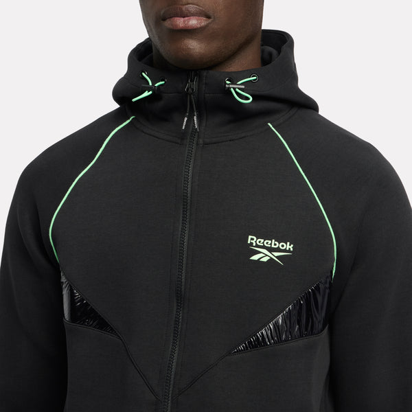 Sport Street Piping Spacer Full Zip Hoodie