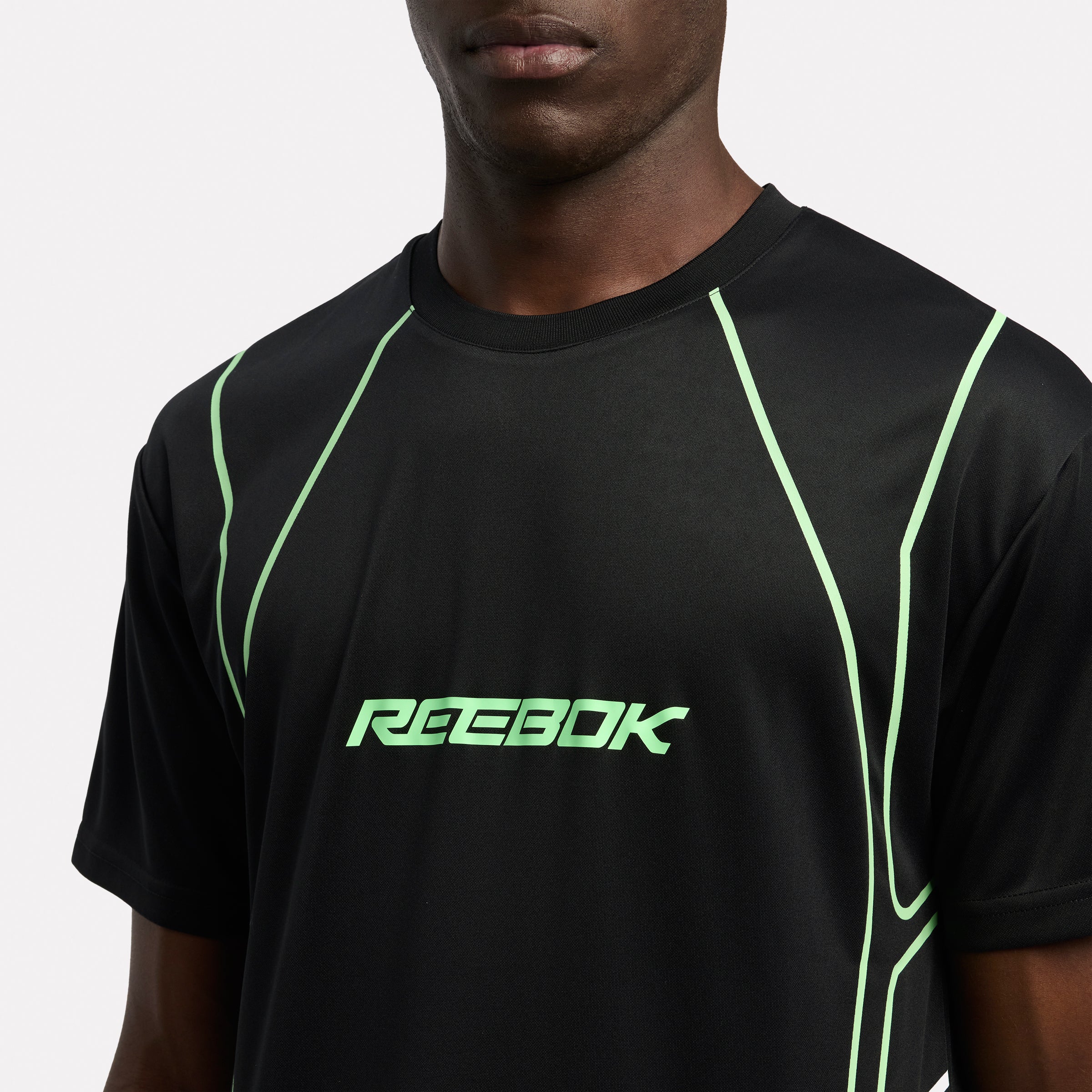 Reebok Sport Street Piping Printed T-Shirt