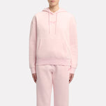 Satin Logo Fleece Hoodie