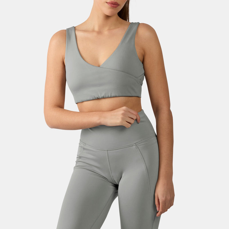 Lux Peached V-Neck Bra