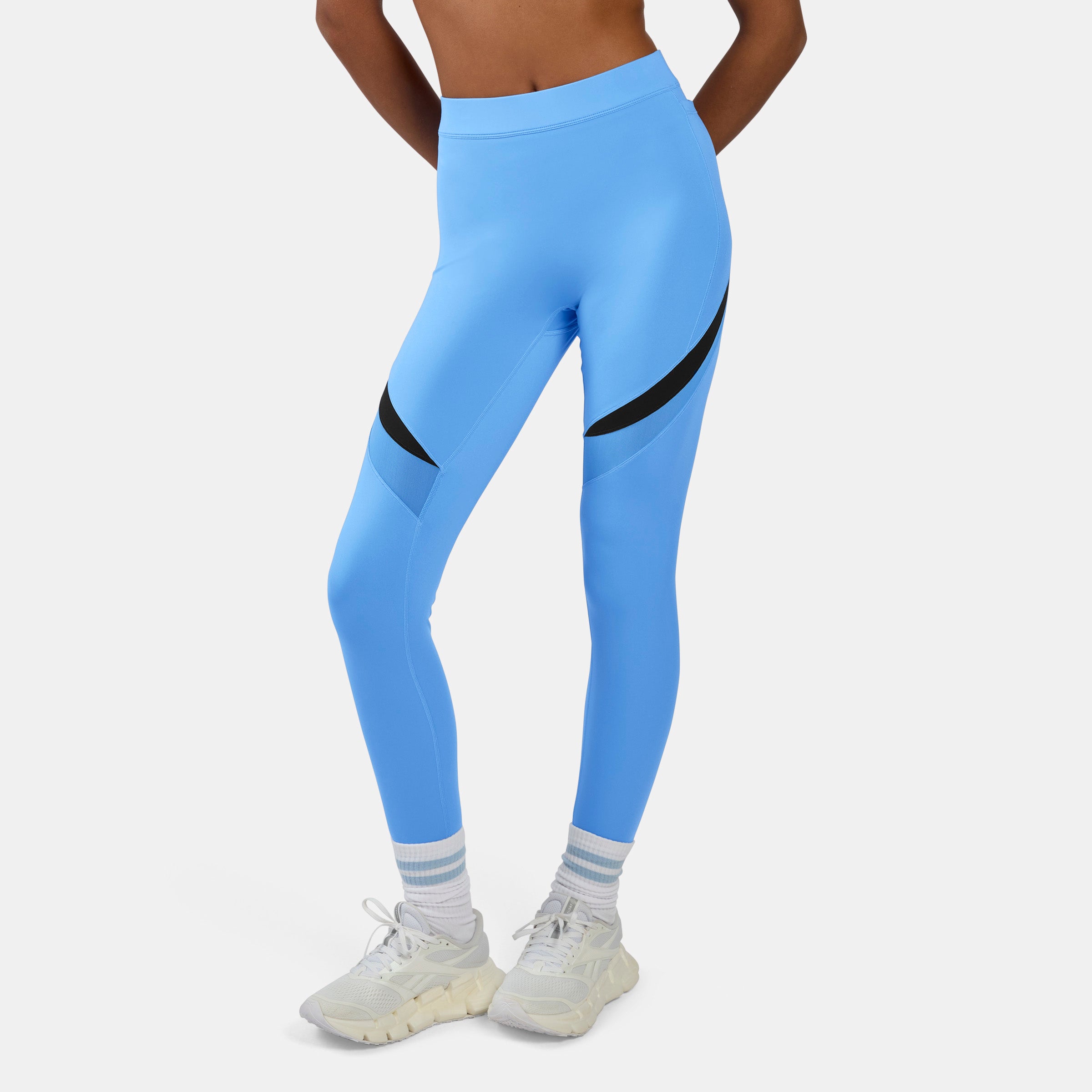レッグウェア 113SPORT LUXURY LEGGINS 113 LOGO Reebok Lux High-Rise Colour-block Women's Leggings