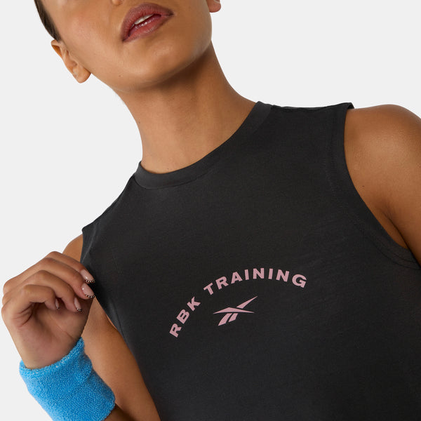 Lux Cropped Graphic Tank