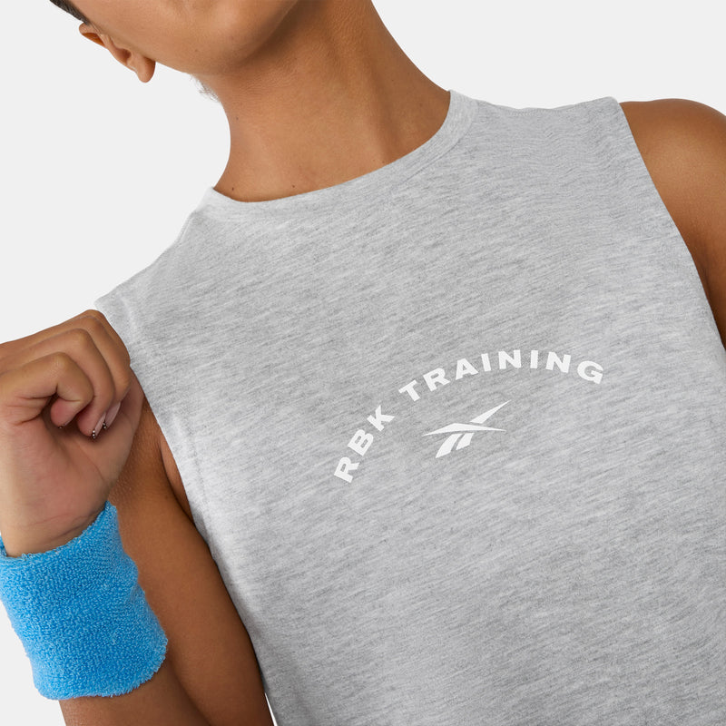 Lux Cropped Graphic Tank