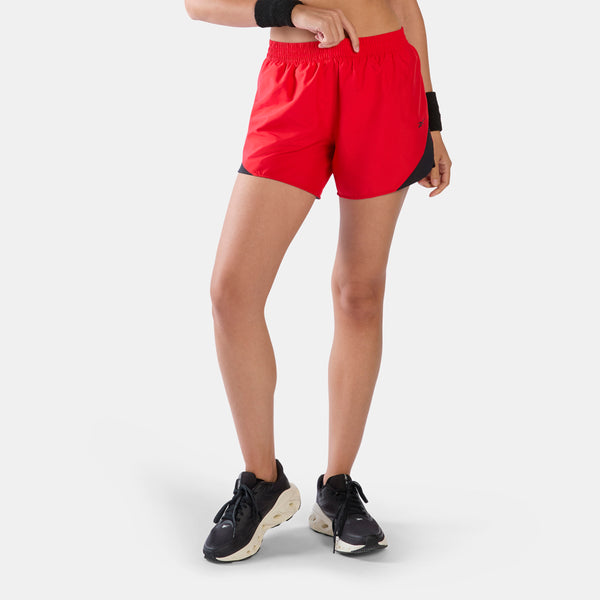 Short tissé Colourblocked ID Train pour femme