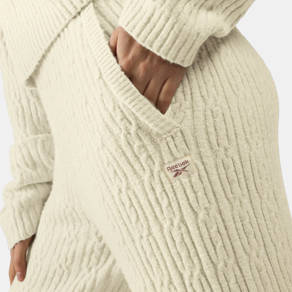 Elevated Athletic Cable Knit Women's Track Pants
