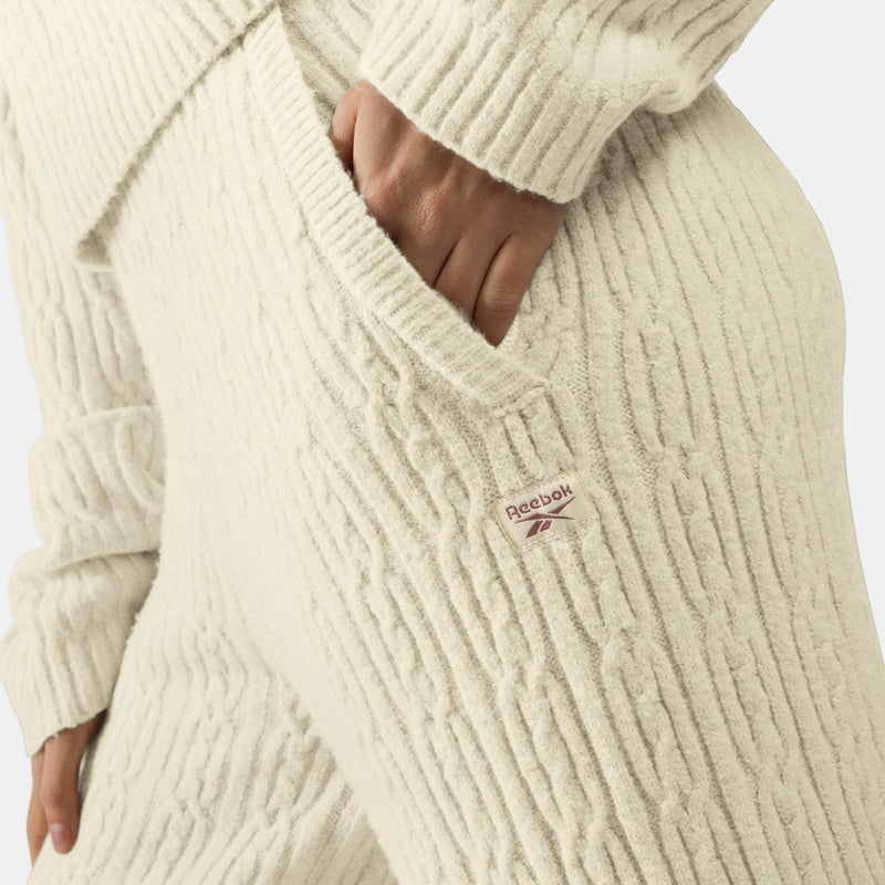Elevated Athletic Cable Knit Women's Track Pants