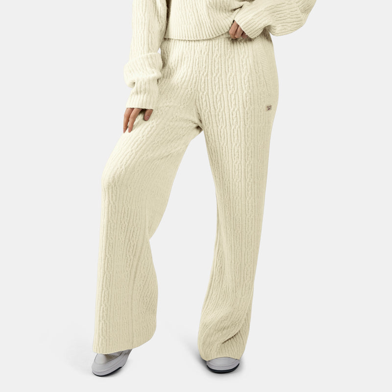 Elevated Athletic Cable Knit Women's Track Pants