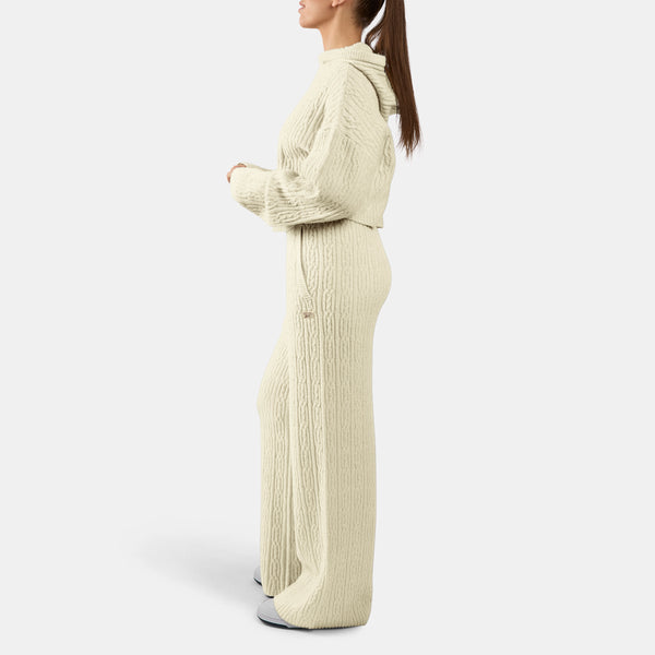 Elevated Athletic Cable Knit Women's Track Pants