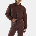 Elevated Athletic Cropped Varsity Blouson Bomber pour femme