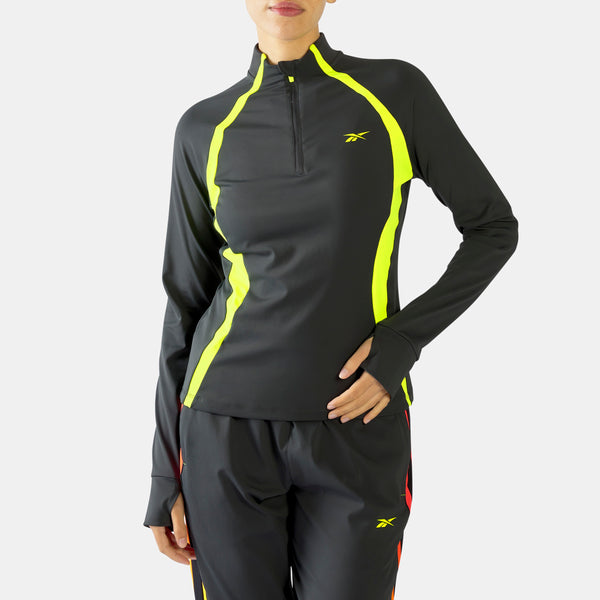 ID Football Quarter Zip Women's Top