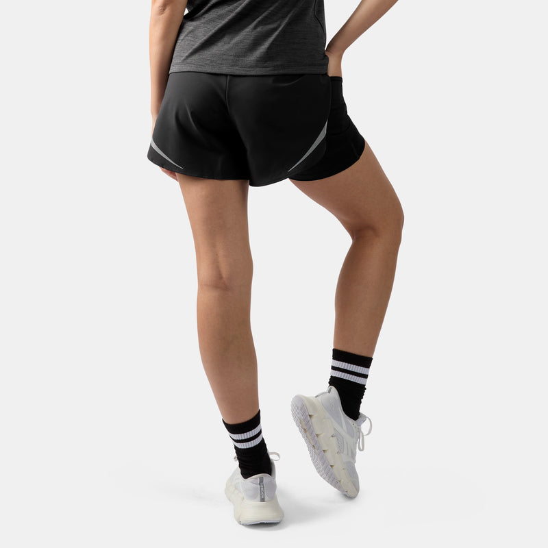 Shorts taille haute 2-en-1 Athlete Speed 5" pour Femme