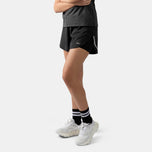 Shorts taille haute 2-en-1 Athlete Speed 5" pour Femme
