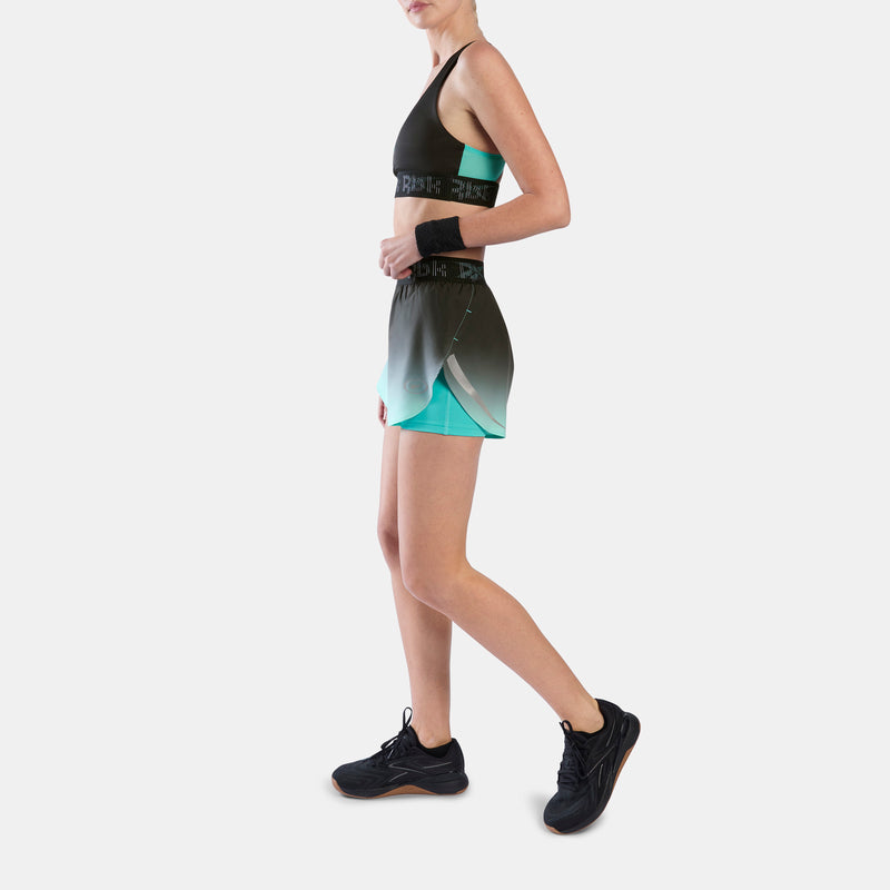 Shorts taille moyenne 2-en-1 Ombre Athlete Speed 3" pour Femme