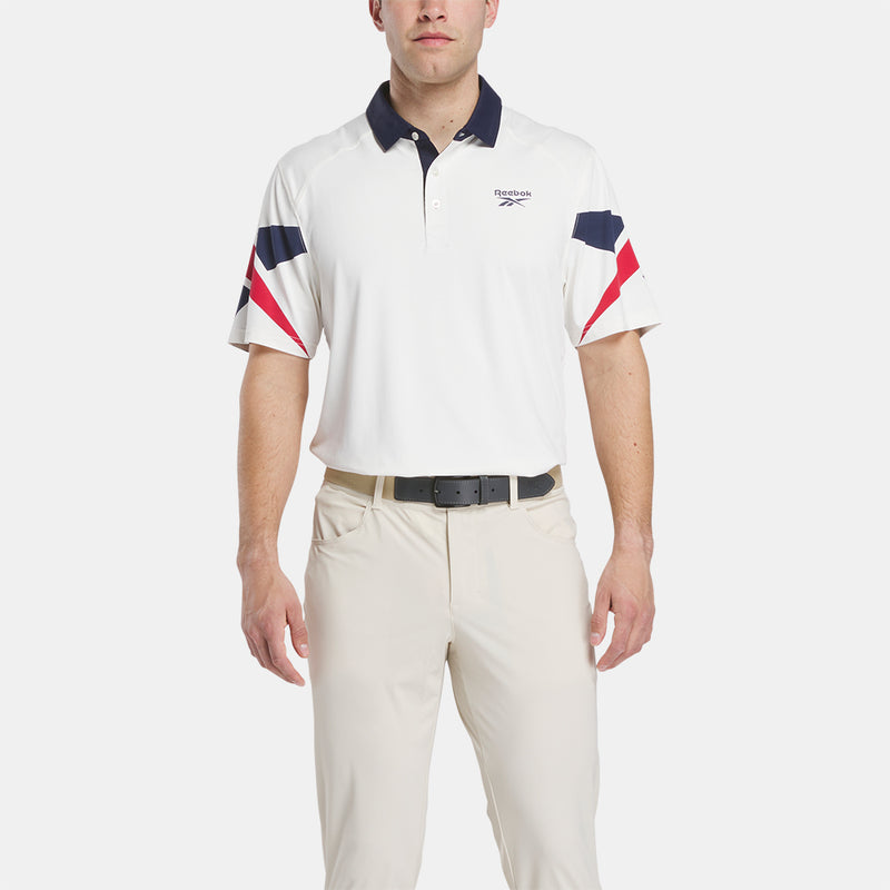 Men's Signature Vector Colorblocked Polo Shirt