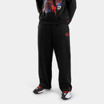 Joggings pour homme Allen Iverson en molleton brossé, coupe décontractée et ourlet ouvert