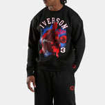 Allen Iverson Relaxed Brushed Fleece Graphic Men's Sweatshirt