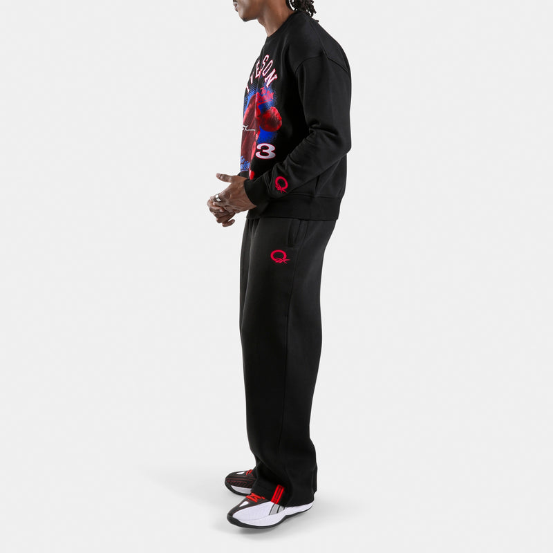 Allen Iverson Relaxed Brushed Fleece Graphic Men's Sweatshirt