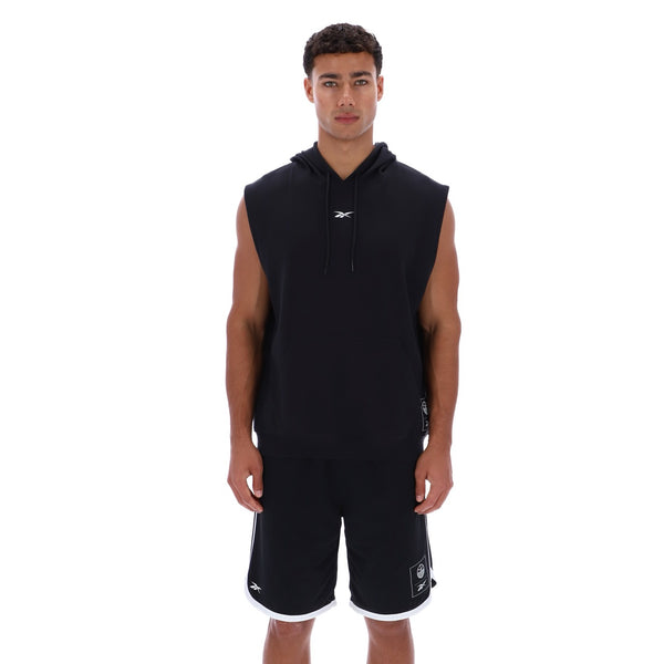 Reebok Identity Basketball Sleeveless French Terry Hoodie