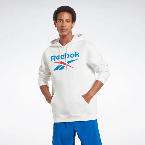 Identity Fleece Stacked Logo Pullover Hoodie