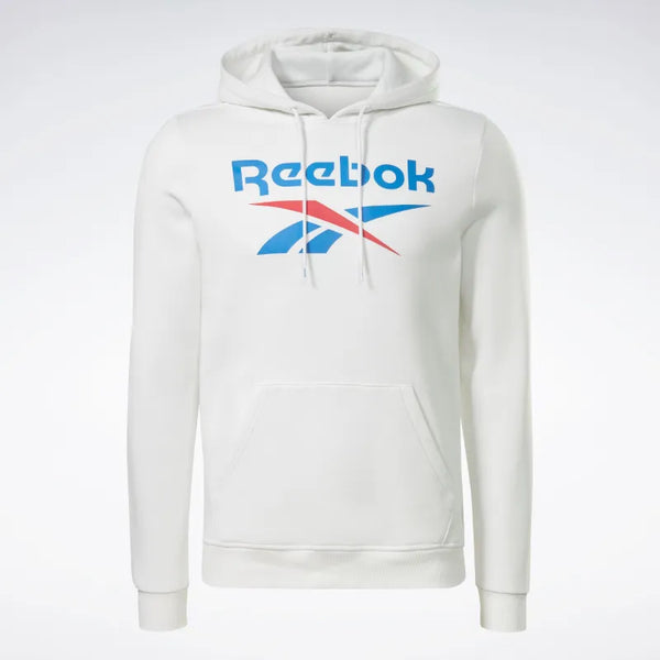 Identity Fleece Stacked Logo Pullover Hoodie