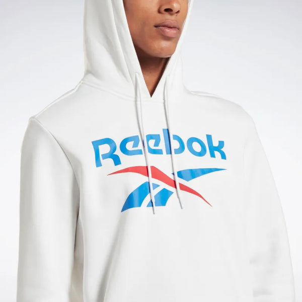 Identity Fleece Stacked Logo Pullover Hoodie